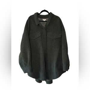 Good American Sherpa Shacket NWT US Size 4XL/5XL